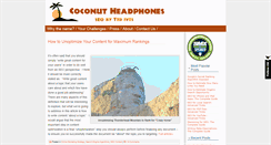 Desktop Screenshot of coconutheadphones.com